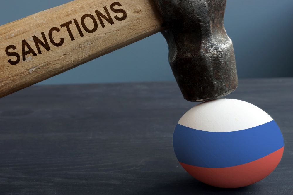 Russian sanctions hammer