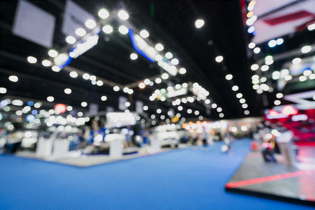 Trade show floor