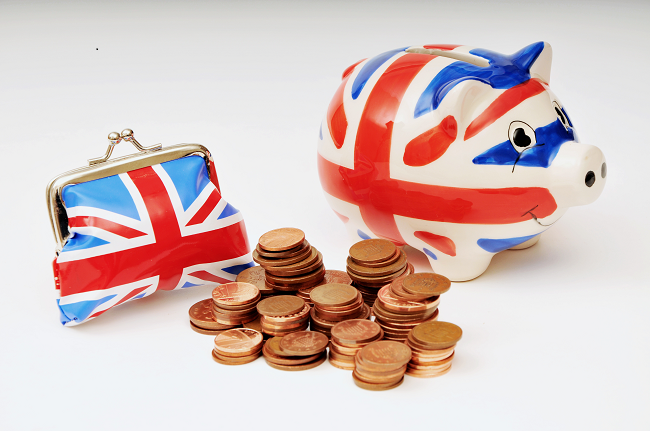 Piggy bank Union Jack