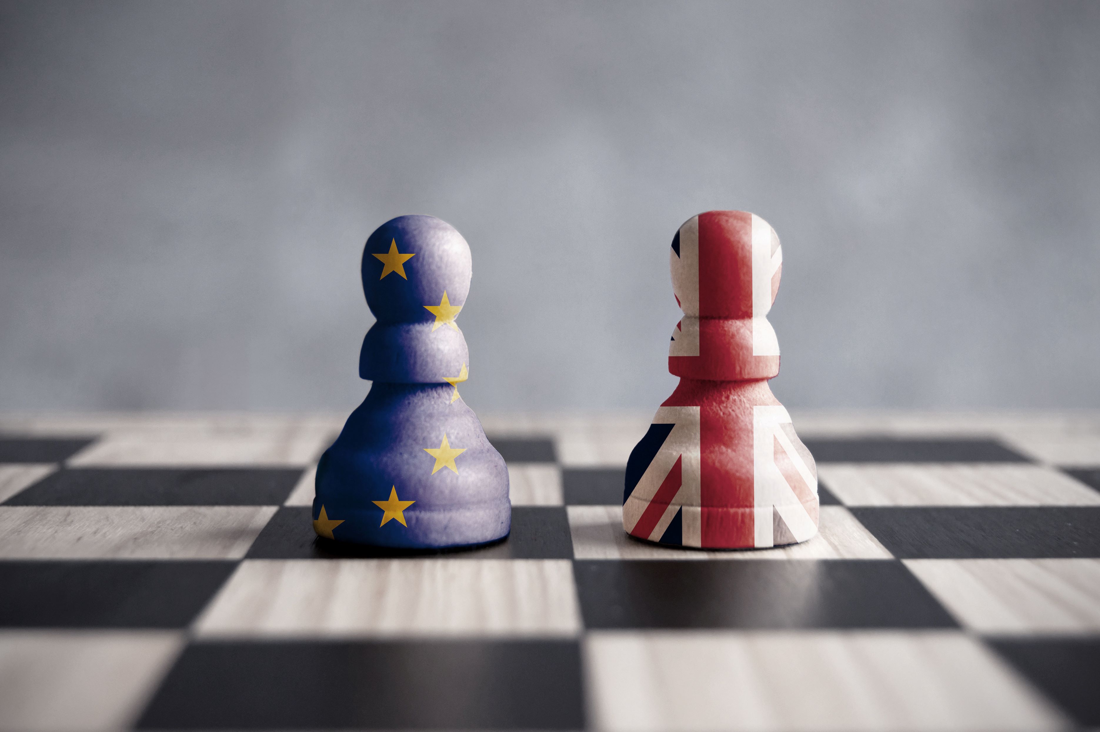 Brexit chess pieces