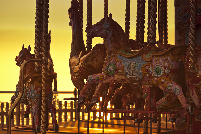 Fairground carousel