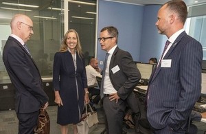 Baroness Fairhead opening the new centre