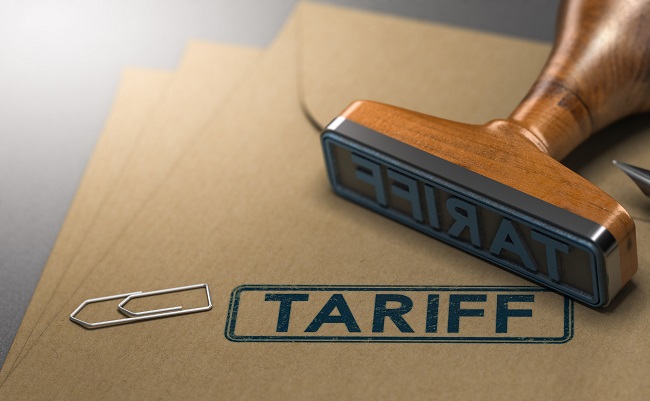 Tariff stamp