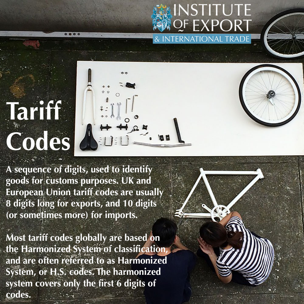 tariff codes