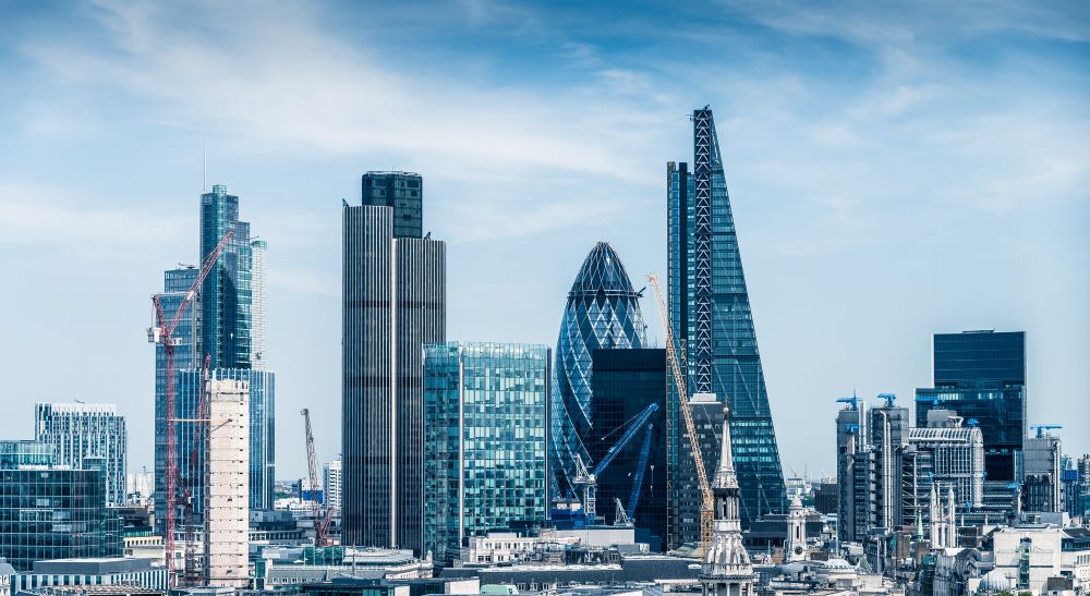 City of London skyline including the Shard