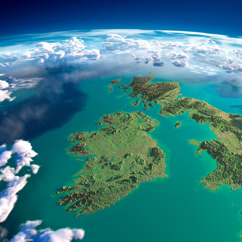 UK Ireland Map